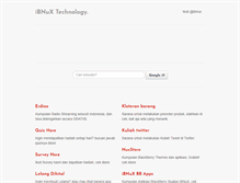 Tablet Screenshot of ibnux.com